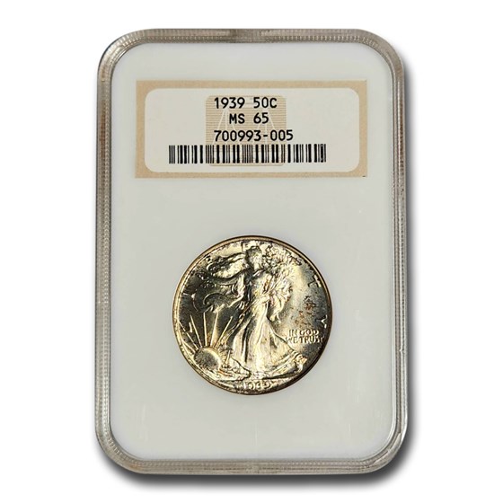 1939 Walking Liberty Half Dollar MS-65 NGC 1939 Walking Liberty Half Dollar MS-65 NGC