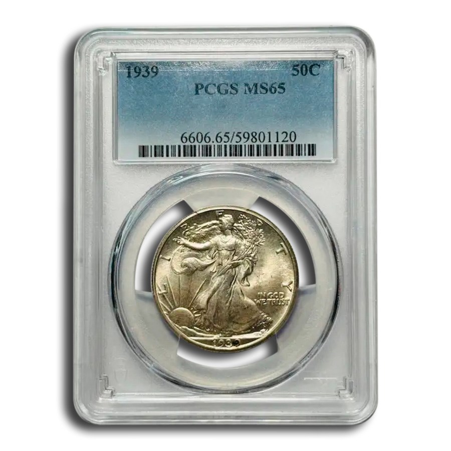 1939 Walking Liberty Half Dollar MS-65 PCGS