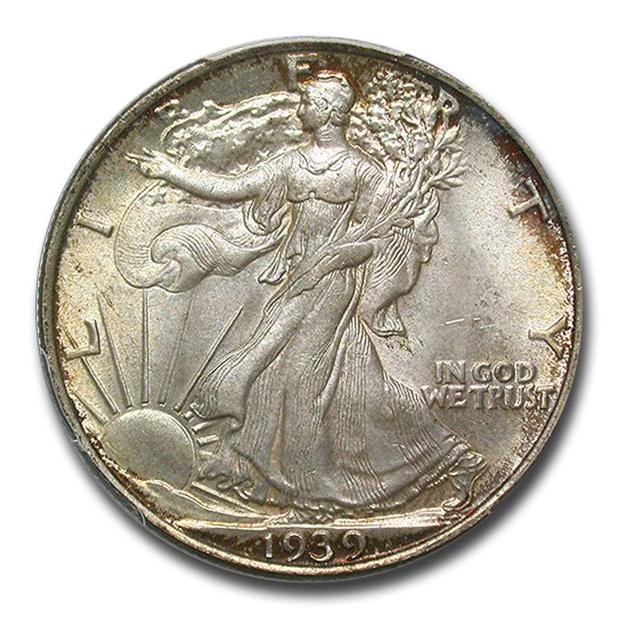 1939 Walking Liberty Half Dollar MS-66 PCGS