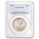 1939 Walking Liberty Half Dollar MS-66 PCGS