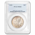 1939 Walking Liberty Half Dollar MS-66 PCGS
