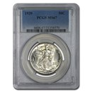 1939 Walking Liberty Half Dollar MS-67 PCGS