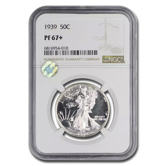 1939 Walking Liberty Half Dollar PF-67+ NGC 1939 Walking Liberty Half Dollar PF-67+ NGC