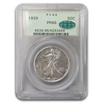 1939 Walking Liberty Half Dollar PR-66 PCGS CAC
