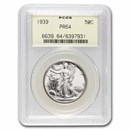 1939 Walking Liberty Half Dollar Proof-64 PCGS