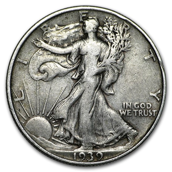 1939 Walking Liberty Half Dollar VG/VF 1939 Walking Liberty Half Dollar VG/VF