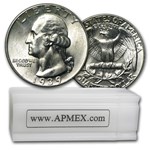 1939 Washington Quarter 40-Coin Roll BU