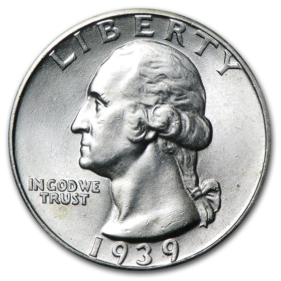 1939 Washington Quarter BU 1939 Washington Quarter BU