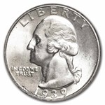 1939 Washington Quarter MS-66 NGC
