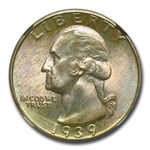 1939 Washington Quarter MS-68 NGC
