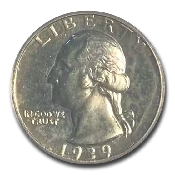 1939 Washington Quarter PR-65 PCGS 1939 Washington Quarter PR-65 PCGS