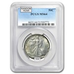 1940-1947 Walking Liberty Half-Dollar MS-64 PCGS (Random)