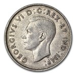 1940 Canada Silver 50 Cents George VI XF