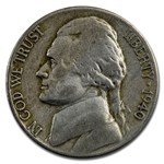1940-D Jefferson Nickel Avg Circ