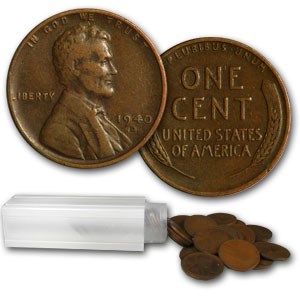 1940-D Lincoln Cent 50-Coin Roll Avg Circ 1940-D Lincoln Cent 50-Coin Roll Avg Circ