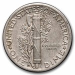 1940-D Mercury Dime 50-Coin Roll Avg Circ