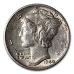 1940-D Mercury Dime AU