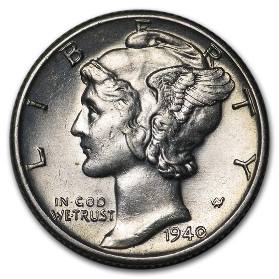 1940-D Mercury Dime BU 1940-D Mercury Dime BU