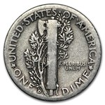 1940-D Mercury Dime Good/VF