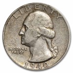 1940-D Washington Quarter VF
