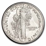1940 Mercury Dime 50-Coin Roll BU