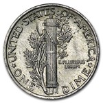 1940 Mercury Dime AU