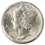1940 Mercury Dime MS-68 PCGS (FB)