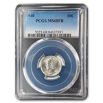 1940 Mercury Dime MS-68 PCGS (FB)