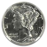 1940 Mercury Dime PF-67 NGC CAC
