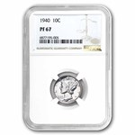 1940 Mercury Dime PF-67 NGC