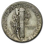 1940 Mercury Dime XF