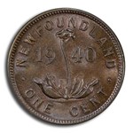 1940 Newfoundland 1 Cent George VI MS-63 PCGS (Brown)