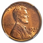 1940-S Lincoln Cent MS-66 NGC (Red)