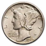 1940-S Mercury Dime 50-Coin Roll BU