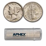 1940-S Mercury Dime 50-Coin Roll BU