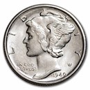 1940-S Mercury Dime AU