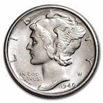 1940-S Mercury Dime AU