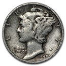 1940-S Mercury Dime Good/VF