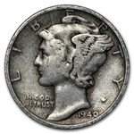 1940-S Mercury Dime Good/VF