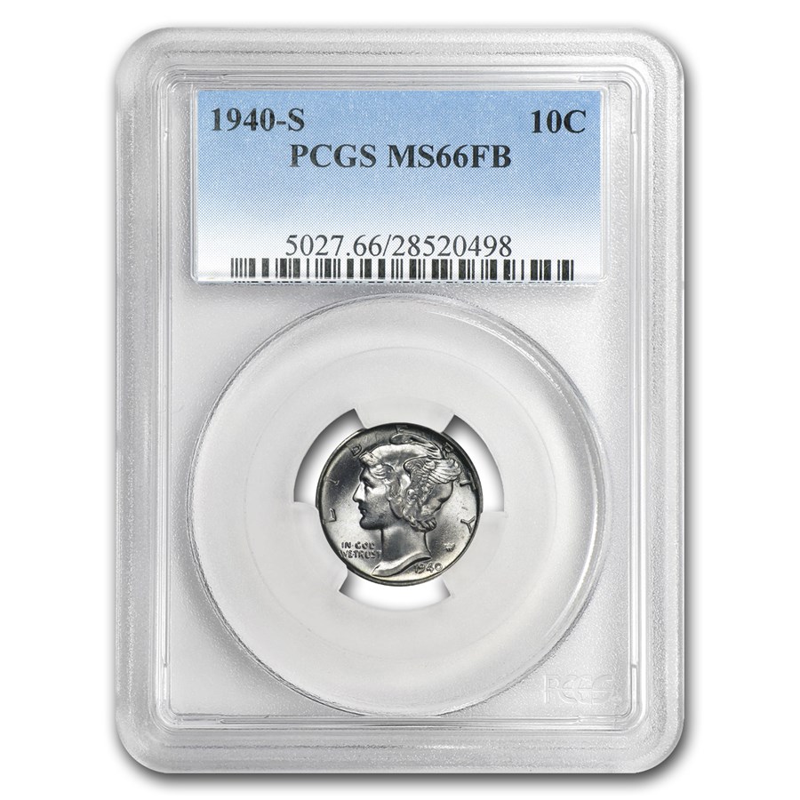 1940-S Mercury Dime MS-66 PCGS (FB)