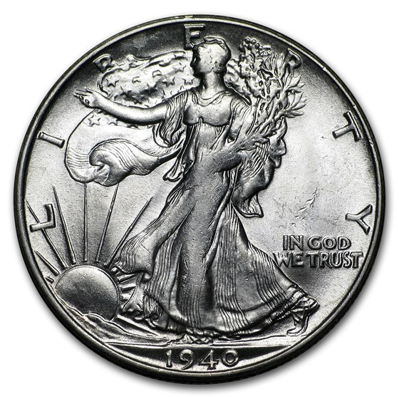 1940-S Walking Liberty Half Dollar BU 1940-S Walking Liberty Half Dollar BU