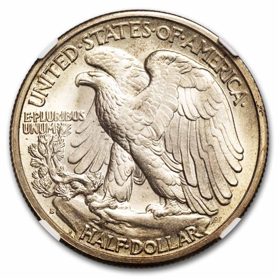1940-S Walking Liberty Half Dollar MS-65 NGC | eBay