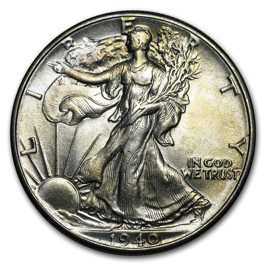 1940 Walking Liberty Half Dollar BU
