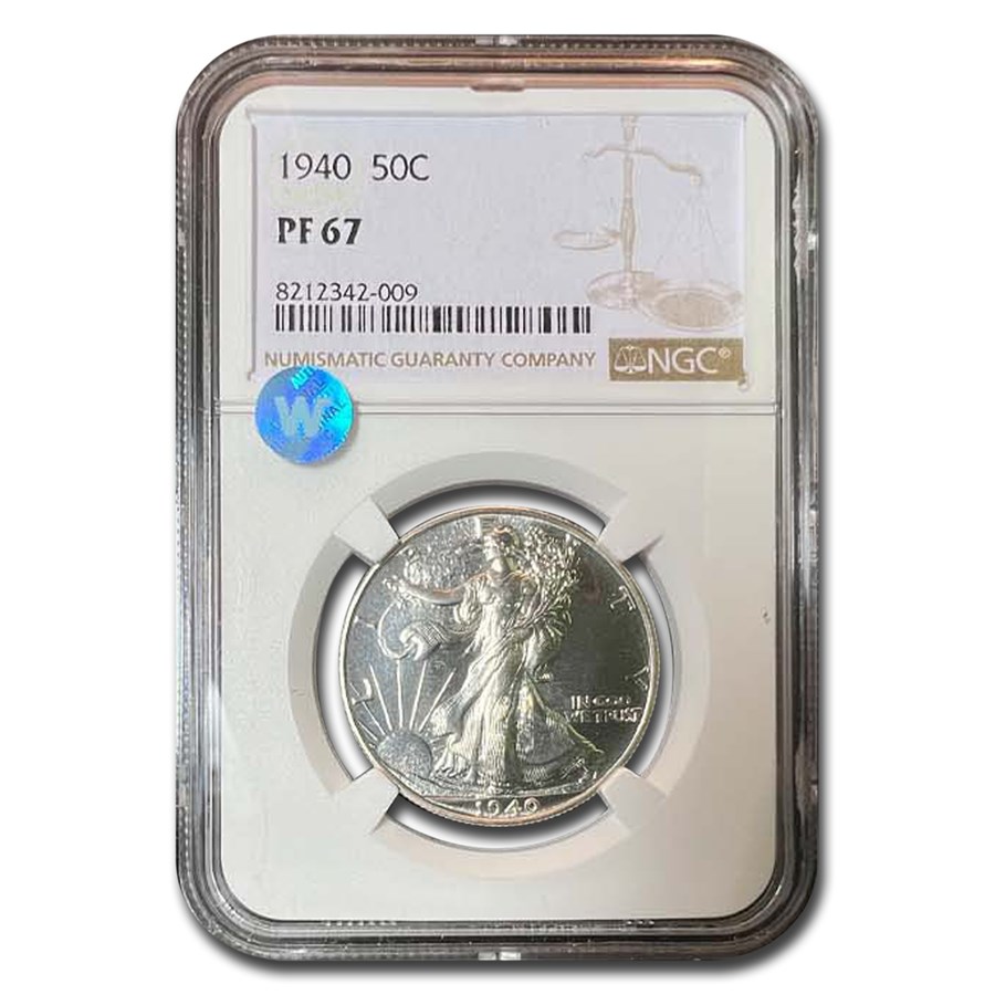 1940 Walking Liberty Half Dollar PF-67 NGC