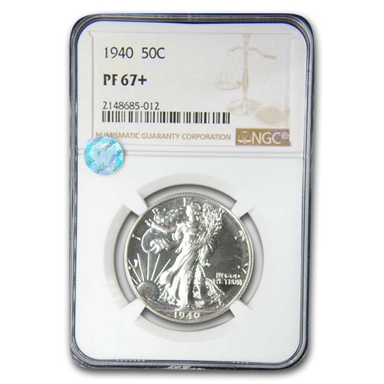 1940 Walking Liberty Half Dollar PF-67+ NGC 1940 Walking Liberty Half Dollar PF-67+ NGC