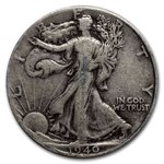 1940 Walking Liberty Halves 20-Coin Roll Avg Circ