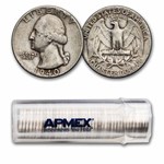 1940 Washington Quarter 40-Coin Roll Avg Circ