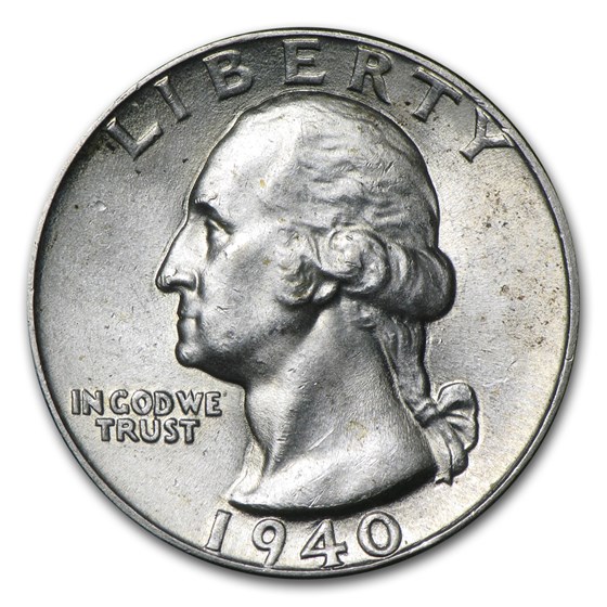 1940 Washington Quarter BU 1940 Washington Quarter BU