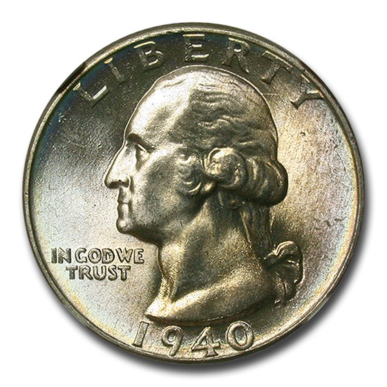 1940 Washington Quarter MS-67+ NGC 1940 Washington Quarter MS-67+ NGC