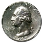 1940 Washington Quarter PF-67+ NGC